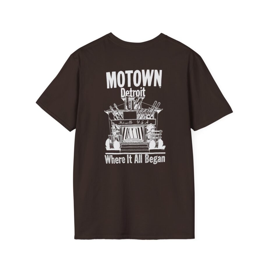 Motown Records Where It All Began Unisex Soft-style T-shirt