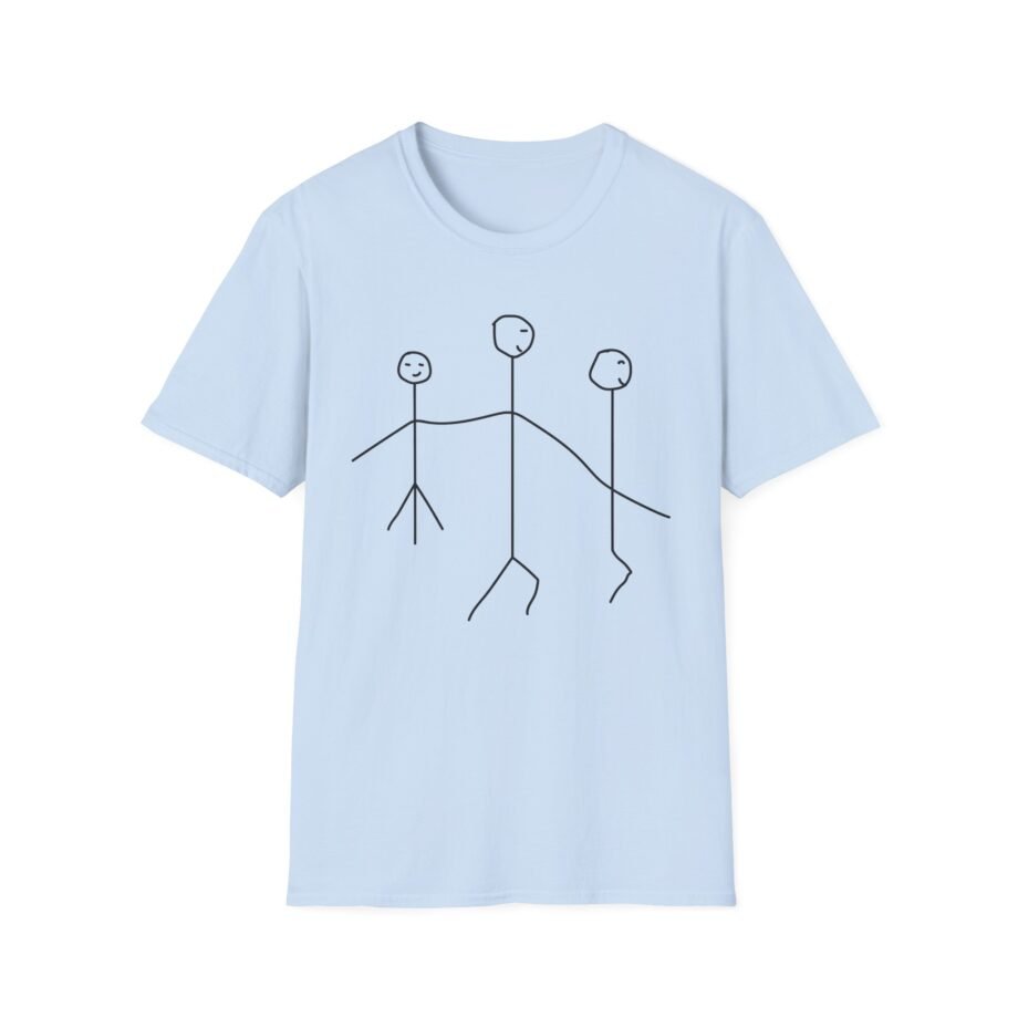 Leith Ross Stick Figures Unisex Softstyle T-Shirt
