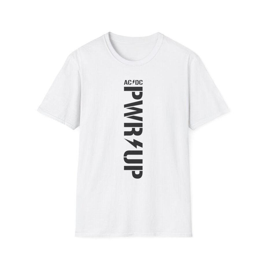Acdc Vertical Power Up Unisex Softstyle T-Shirt