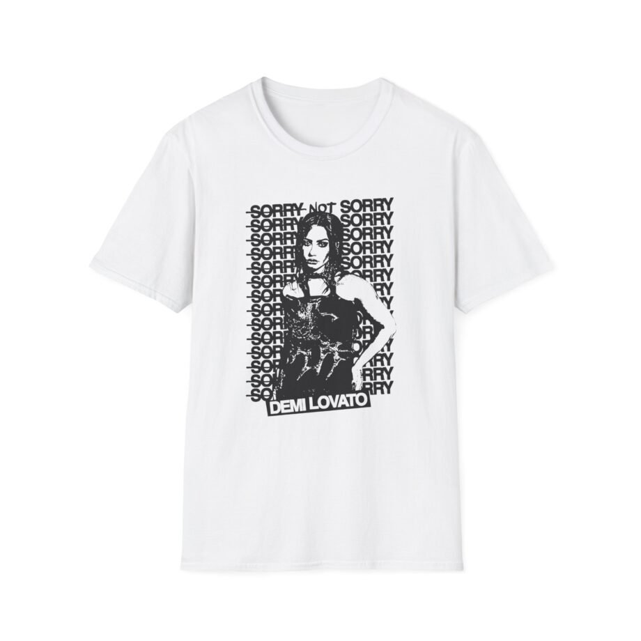 Demi Lovato Sorry Not Sorry Unisex Softstyle T-Shirt