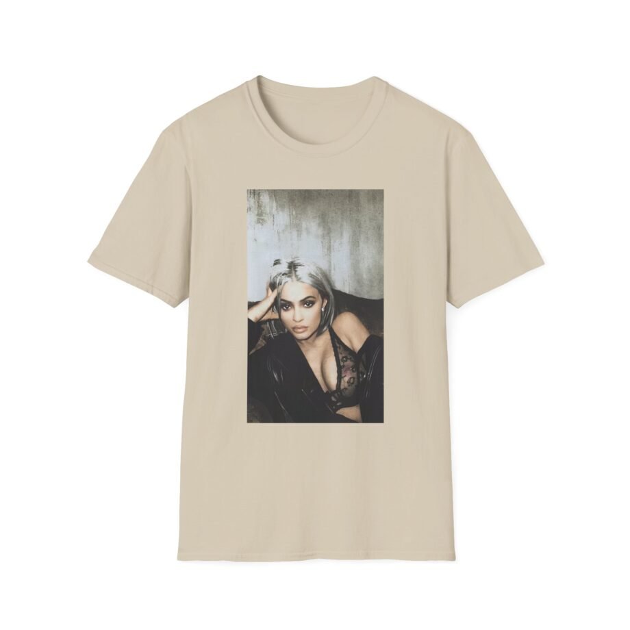 Kylie Jenner Kylie & Kendall Lace & Leather Unisex Softstyle T-Shirt