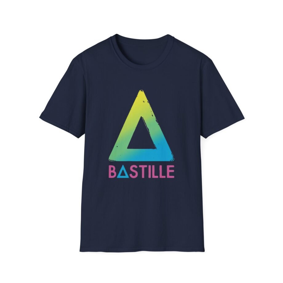 Bastille Rainbow Logo Unisex Softstyle T-Shirt