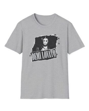Demi Lovato Ripped Photo Unisex Softstyle T-Shirt