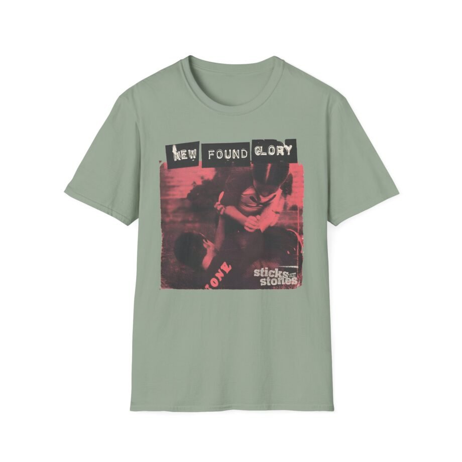 New Found Glory Sticks and Stones Xerox Unisex Softstyle T-Shirt