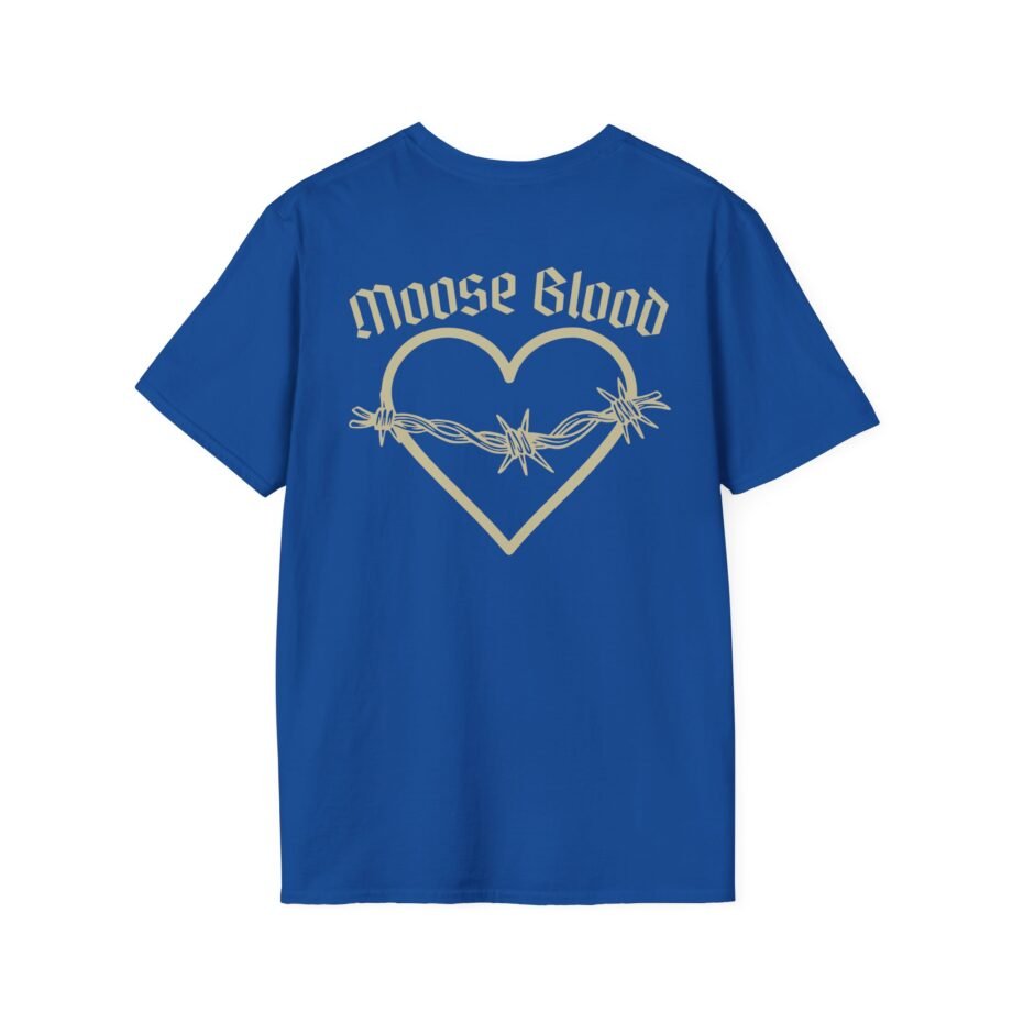 Moose Blood Barbed Wire Heart Unisex Softstyle T-Shirt