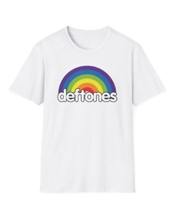 Deftones Rainbow Logo Unisex Softstyle T-Shirt