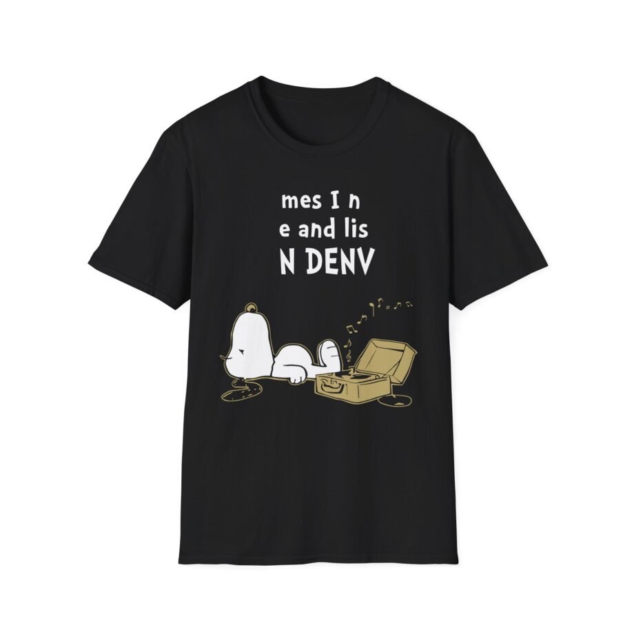 John Mellencamp Sometimes I Need to Be Alone and Listen to Unisex Softstyle T-Shirt