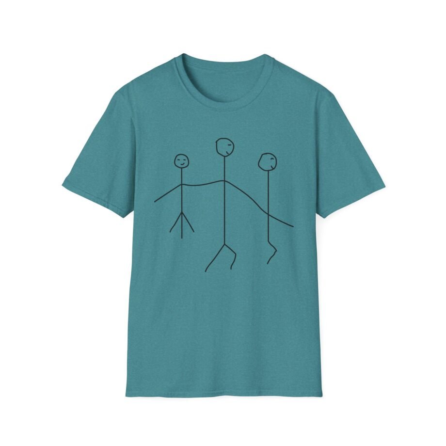 Leith Ross Stick Figures Unisex Softstyle T-Shirt