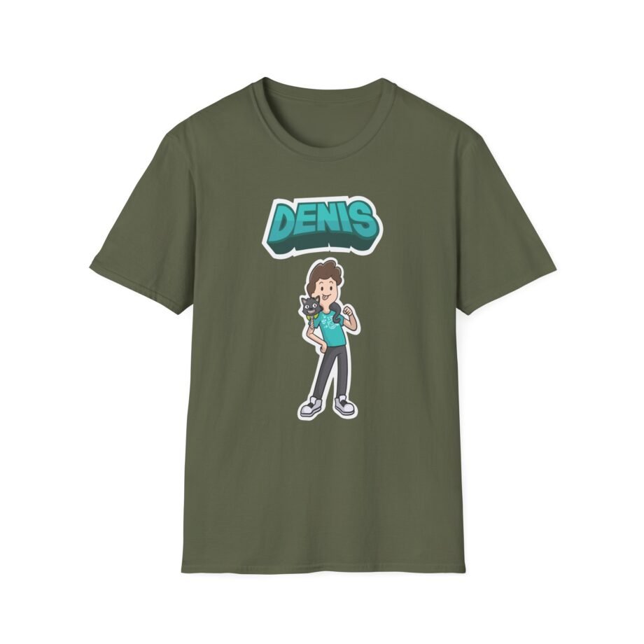 Denis logo Unisex Softstyle T-Shirt