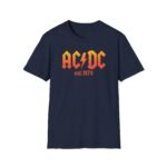 Acdc 1973 Ombr Logo Unisex Softstyle T-Shirt