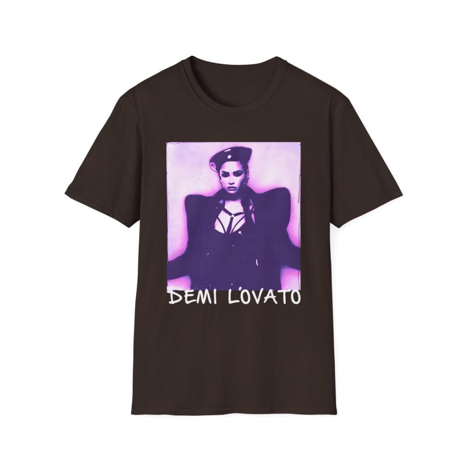 Demi Lovato Lilac Gradient Photo Unisex Softstyle T-Shirt