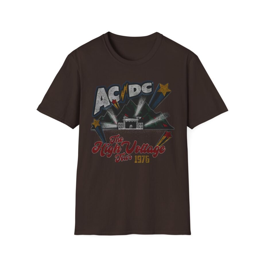 Acdc the High Voltage Tour Unisex Softstyle T-Shirt