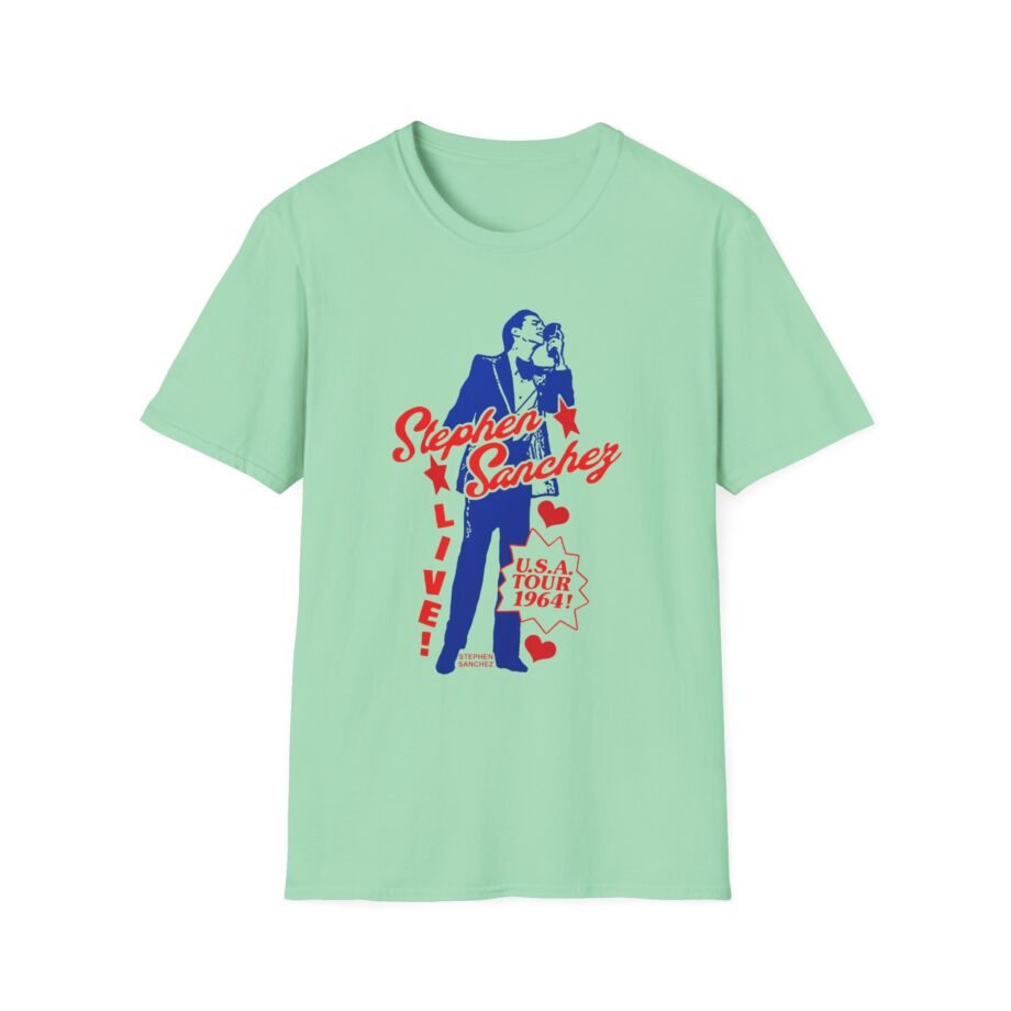 Stephen Sanchez Live U.s.a. Tour 1964 Unisex Softstyle T-Shirt