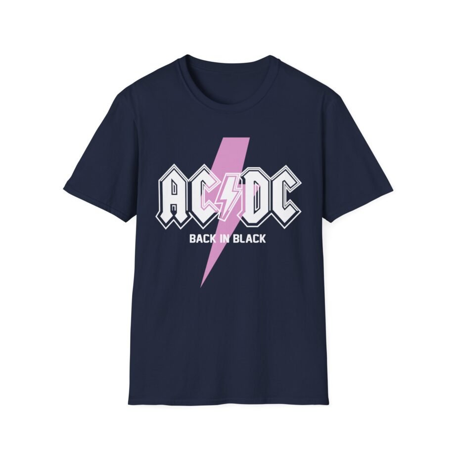 Acdc Back in Black Unisex Softstyle T-Shirt