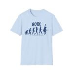 Acdc Evolution of Rock Unisex Softstyle T-Shirt