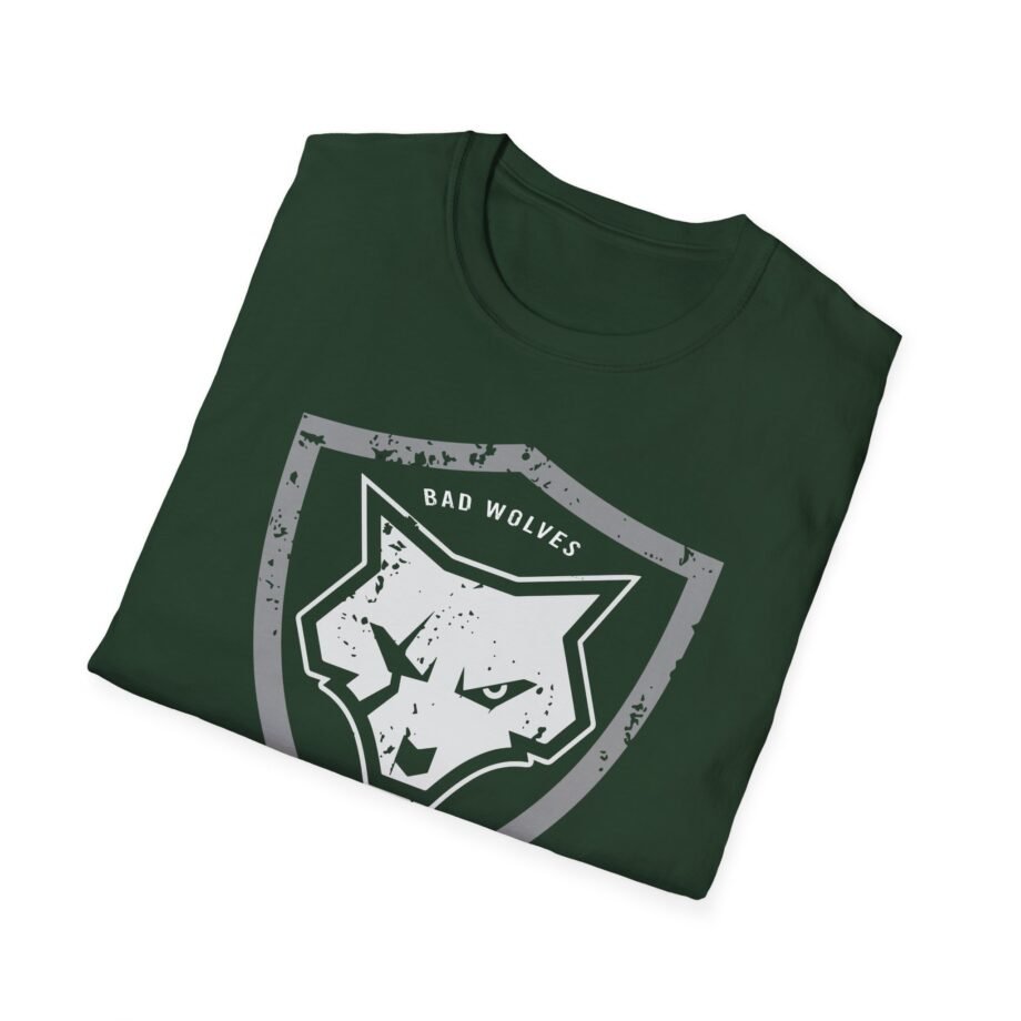 Bad Wolves Distressed Shield Unisex Softstyle T-Shirt