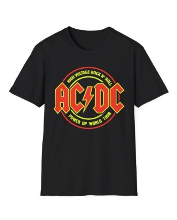 Acdc Pwr Up Tour Unisex Softstyle T-Shirt