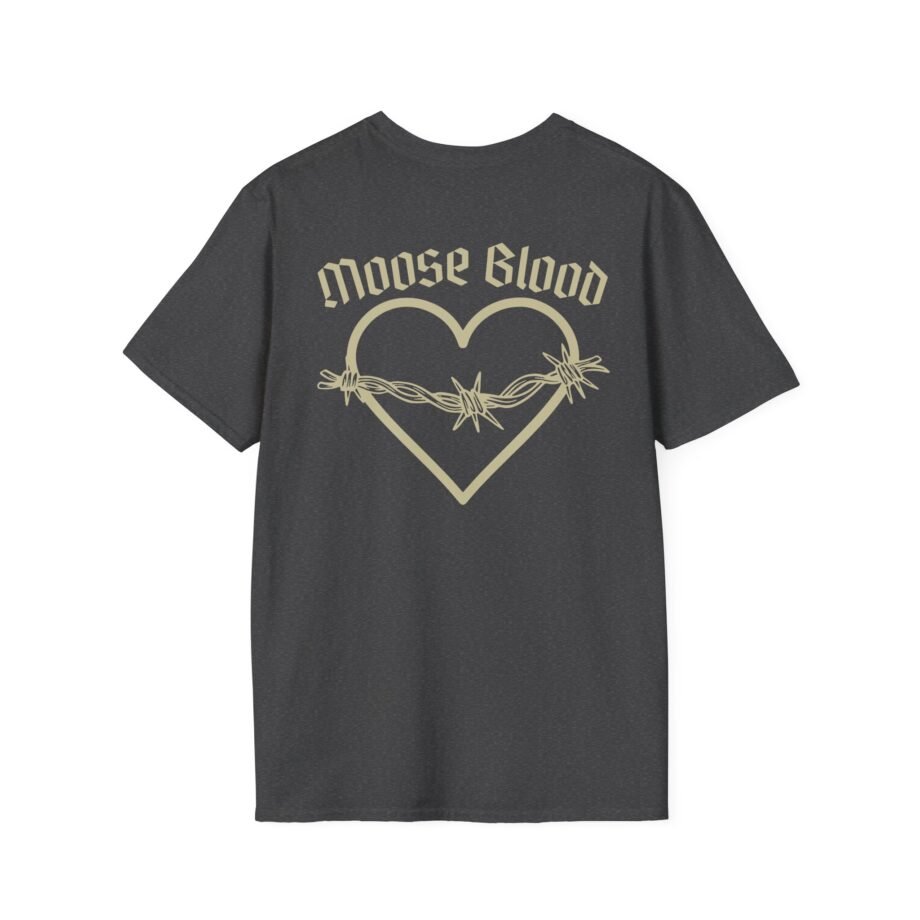 Moose Blood Barbed Wire Heart Unisex Softstyle T-Shirt