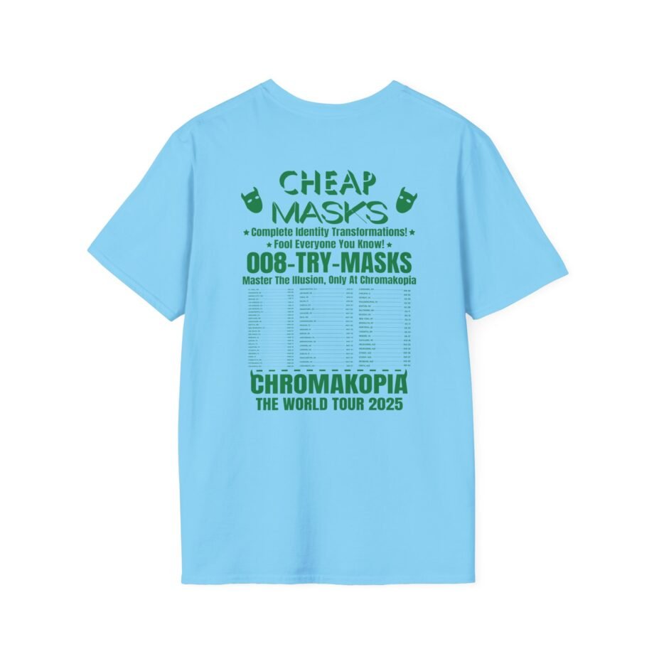 Chromakopia Cheap Masks Signature Tour Unisex Softstyle T-Shirt