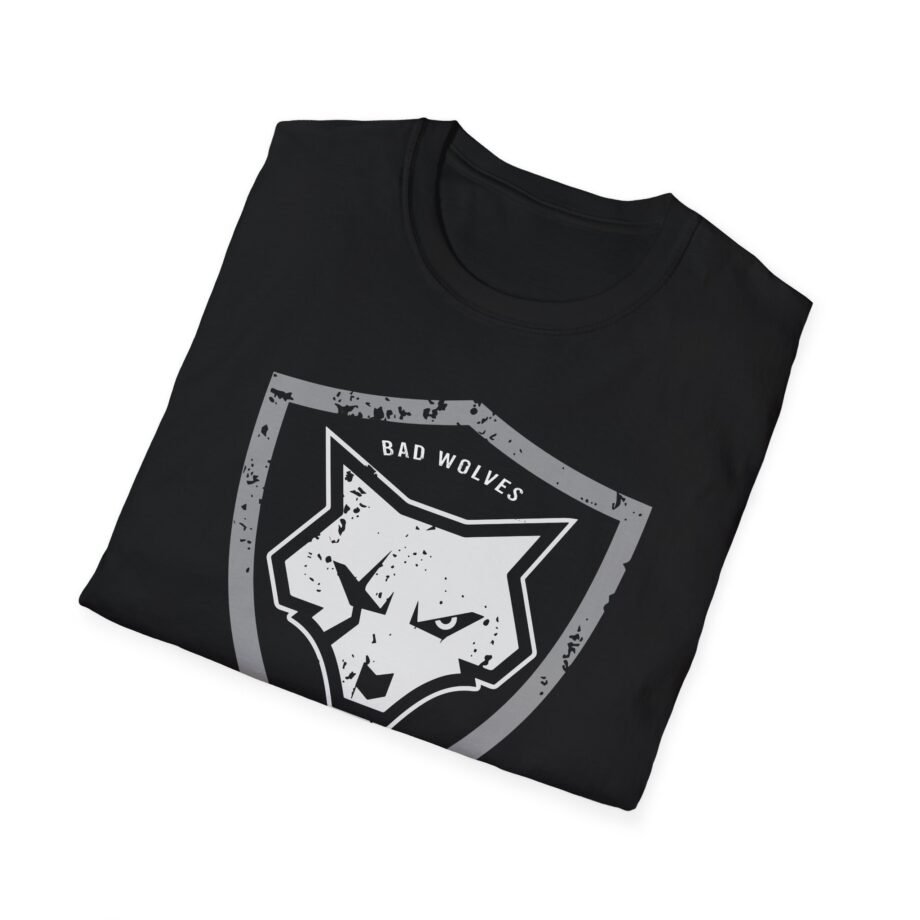 Bad Wolves Distressed Shield Unisex Softstyle T-Shirt