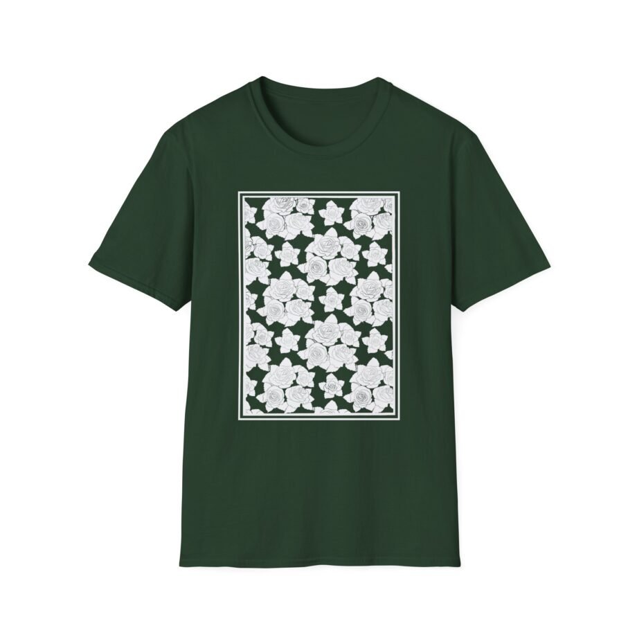 Smoke Floral Unisex Softstyle T-Shirt
