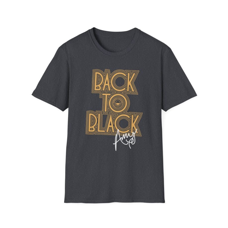 Amy Winehouse Back to Black Unisex Softstyle T-Shirt