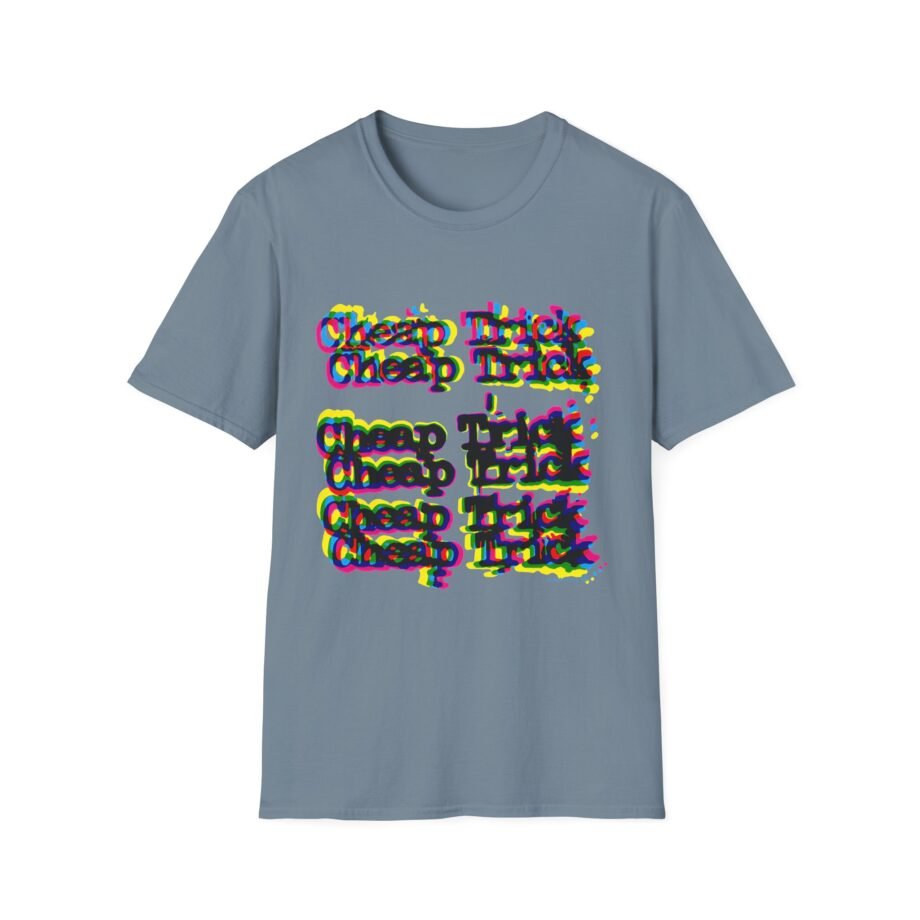 Cheap Trick 3d Logo Unisex Softstyle T-Shirt