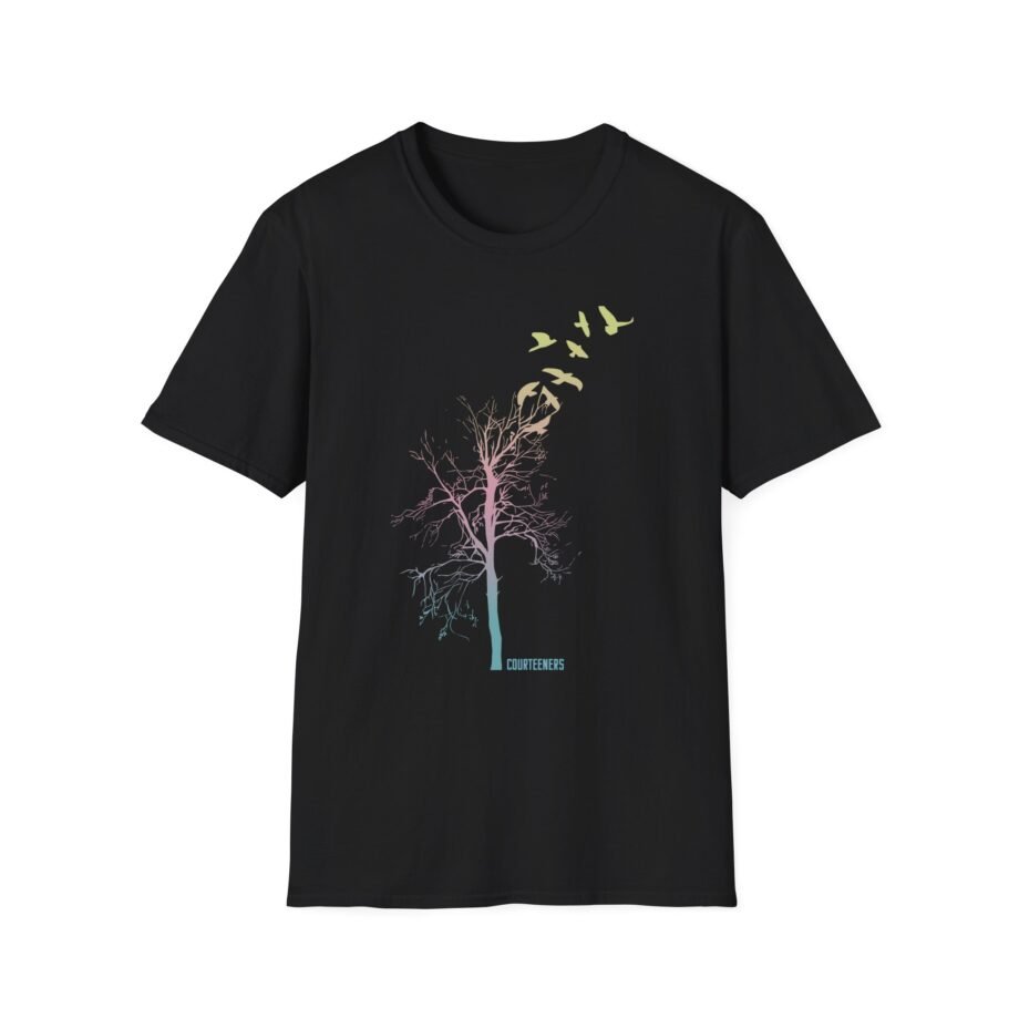 Courteeners Pastel Ombre Tree Unisex Softstyle T-Shirt