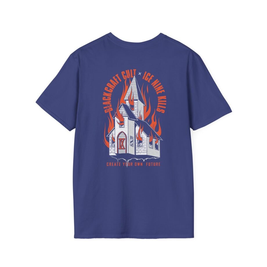 Ice Nine Kills Ink Burning Church Unisex Softstyle T-Shirt