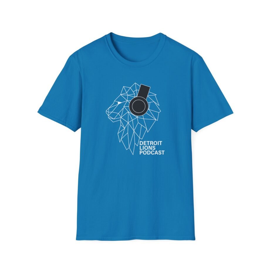 Detroit Lions Dlp Logo Unisex Softstyle T-Shirt