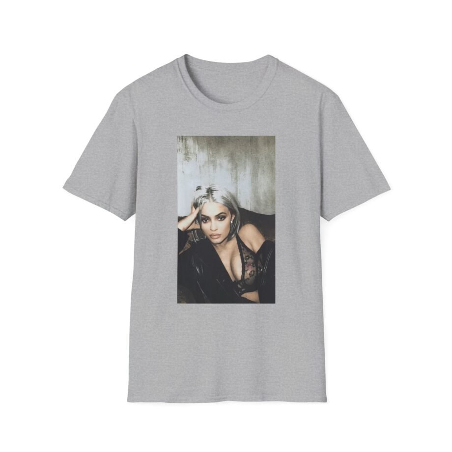 Kylie Jenner Kylie & Kendall Lace & Leather Unisex Softstyle T-Shirt
