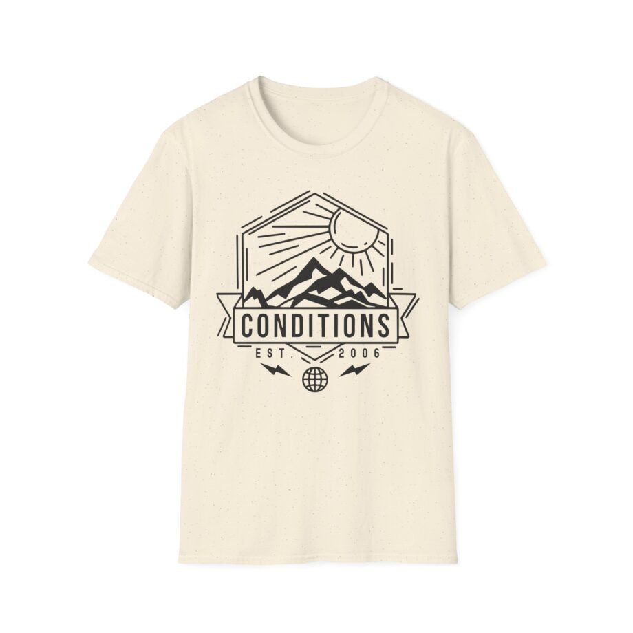 Conditions Mountain Gold Unisex Softstyle T-Shirt