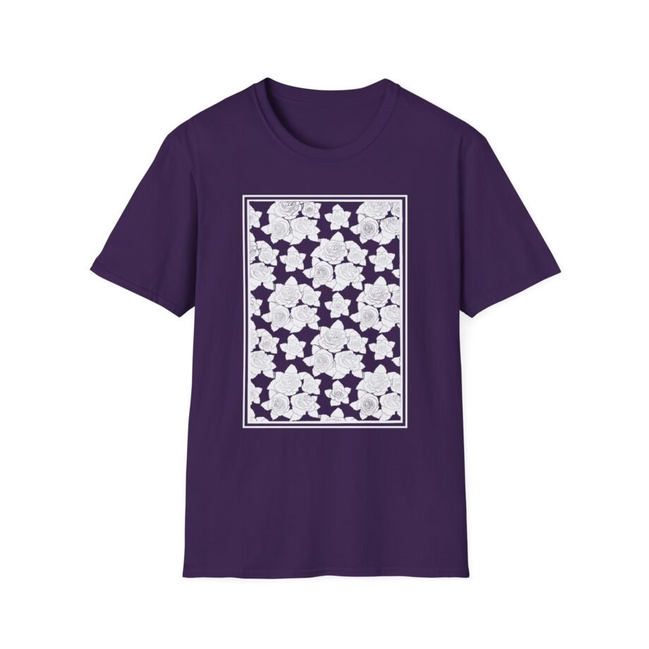 Smoke Floral Unisex Softstyle T-Shirt