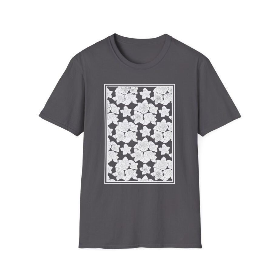 Smoke Floral Unisex Softstyle T-Shirt