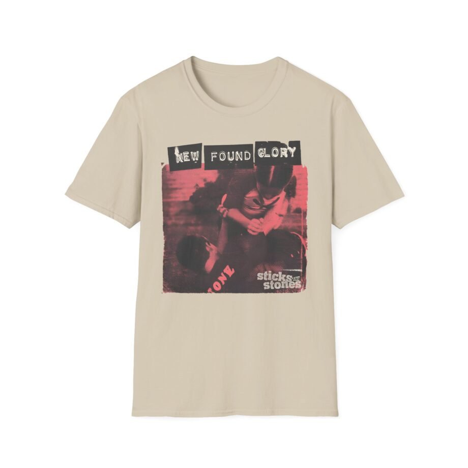 New Found Glory Sticks and Stones Xerox Unisex Softstyle T-Shirt