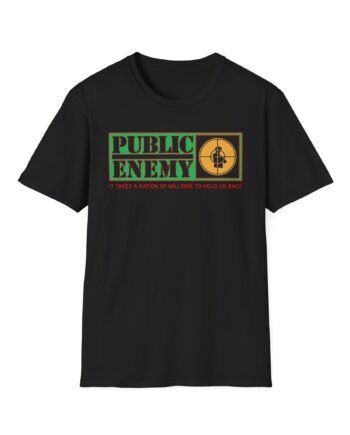 Public Enemy It Takes a Nation Sniper Logo Unisex Softstyle T-Shirt