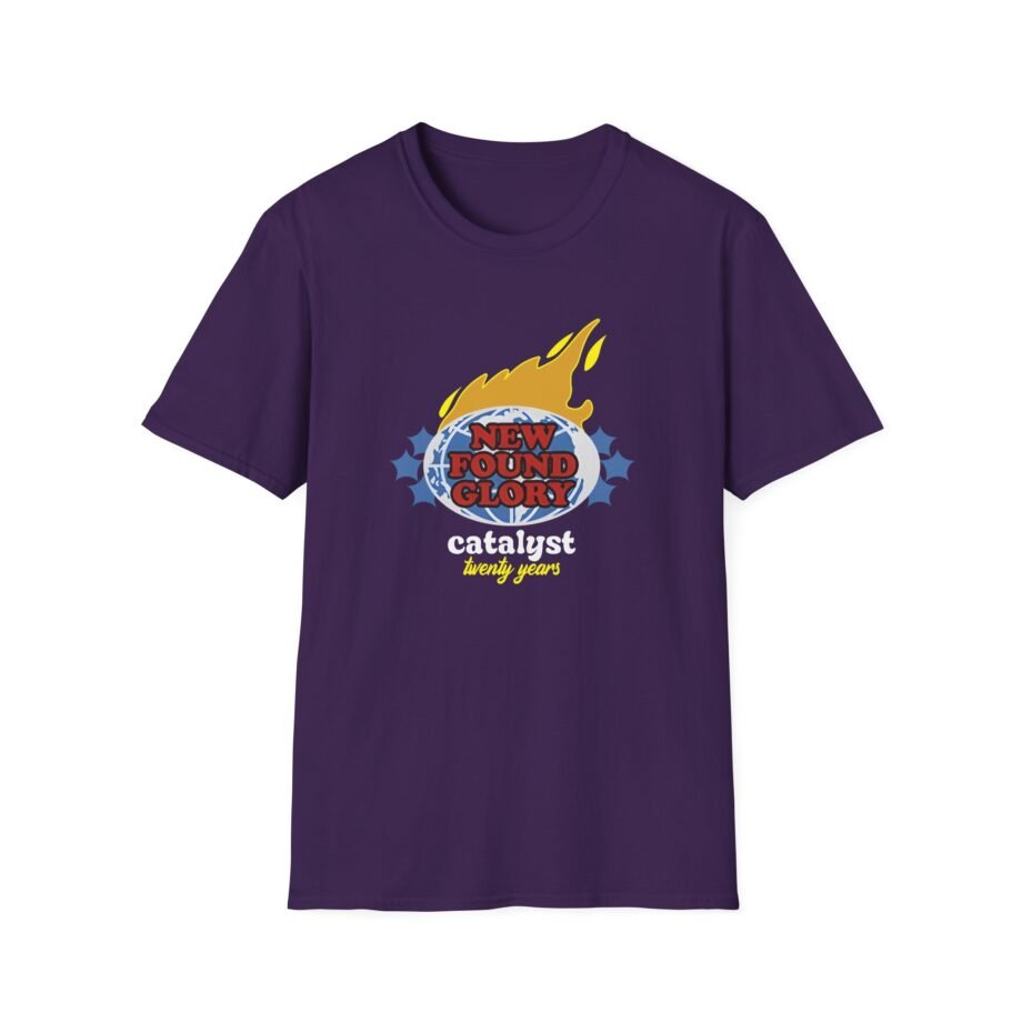 New Found Glory It’s All Downhill From Here Flame Unisex Softstyle T-Shirt