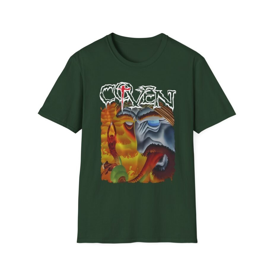 Coven Blessed is the Black Unisex Softstyle T-Shirt