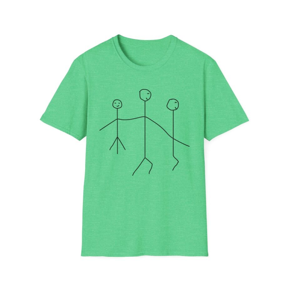 Leith Ross Stick Figures Unisex Softstyle T-Shirt
