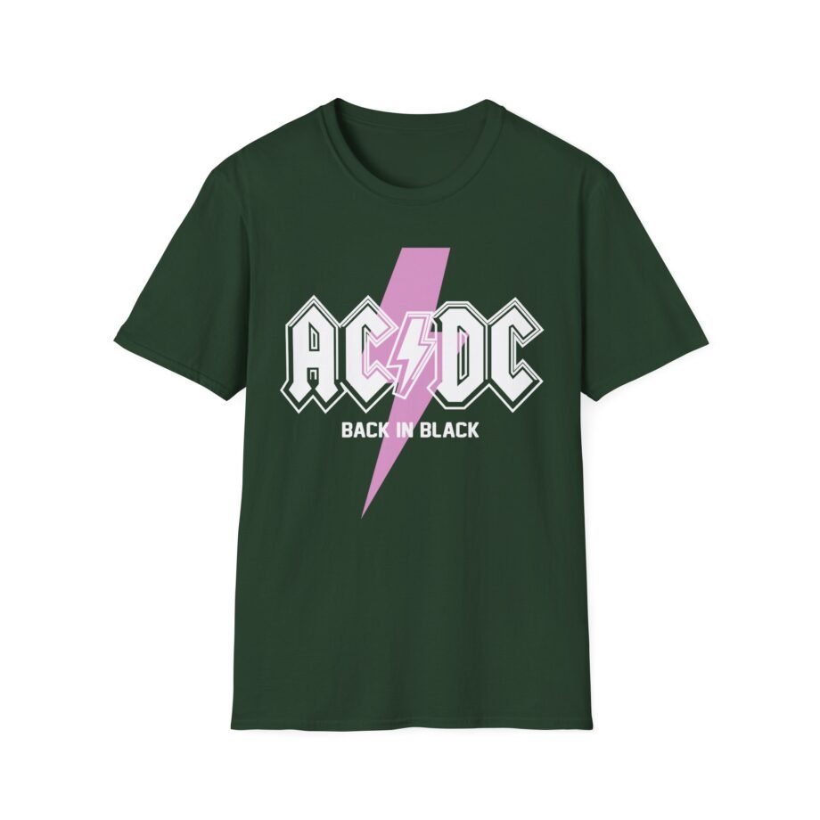Acdc Back in Black Unisex Softstyle T-Shirt
