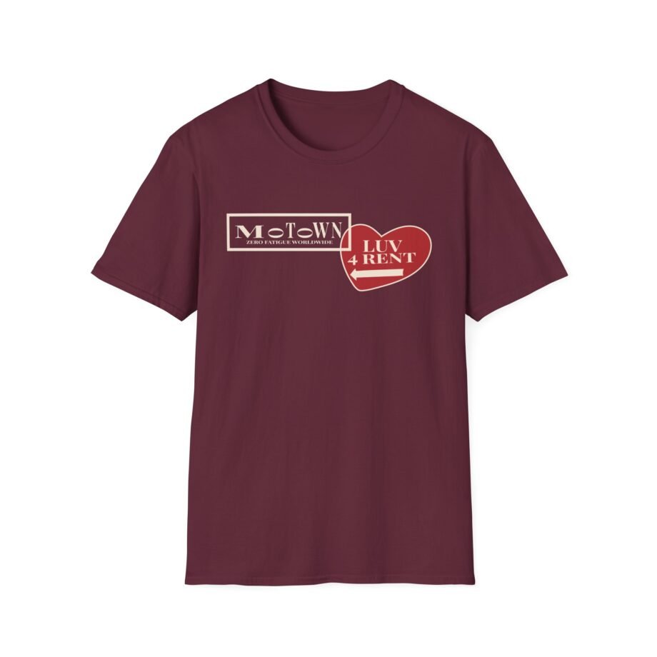 Motown Records Luv 4 Rent Unisex Soft-style T-shirt