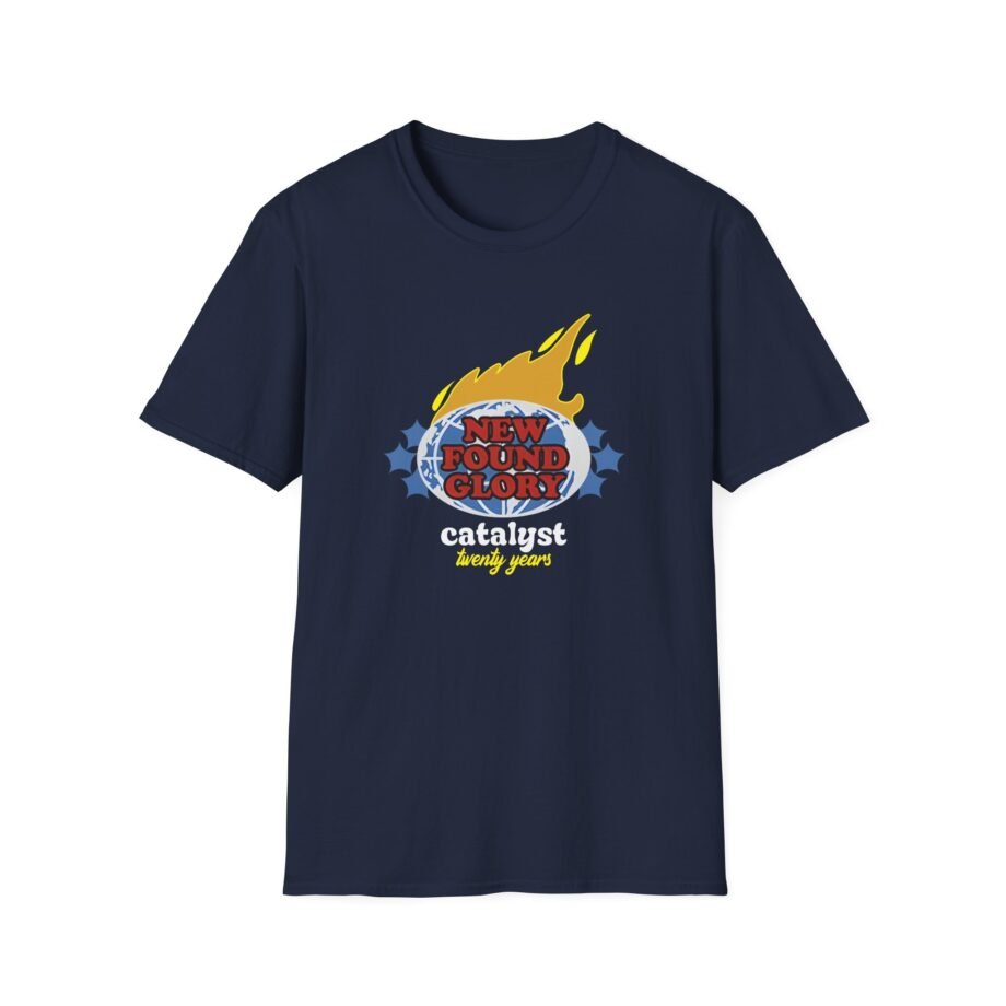 New Found Glory It’s All Downhill From Here Flame Unisex Softstyle T-Shirt