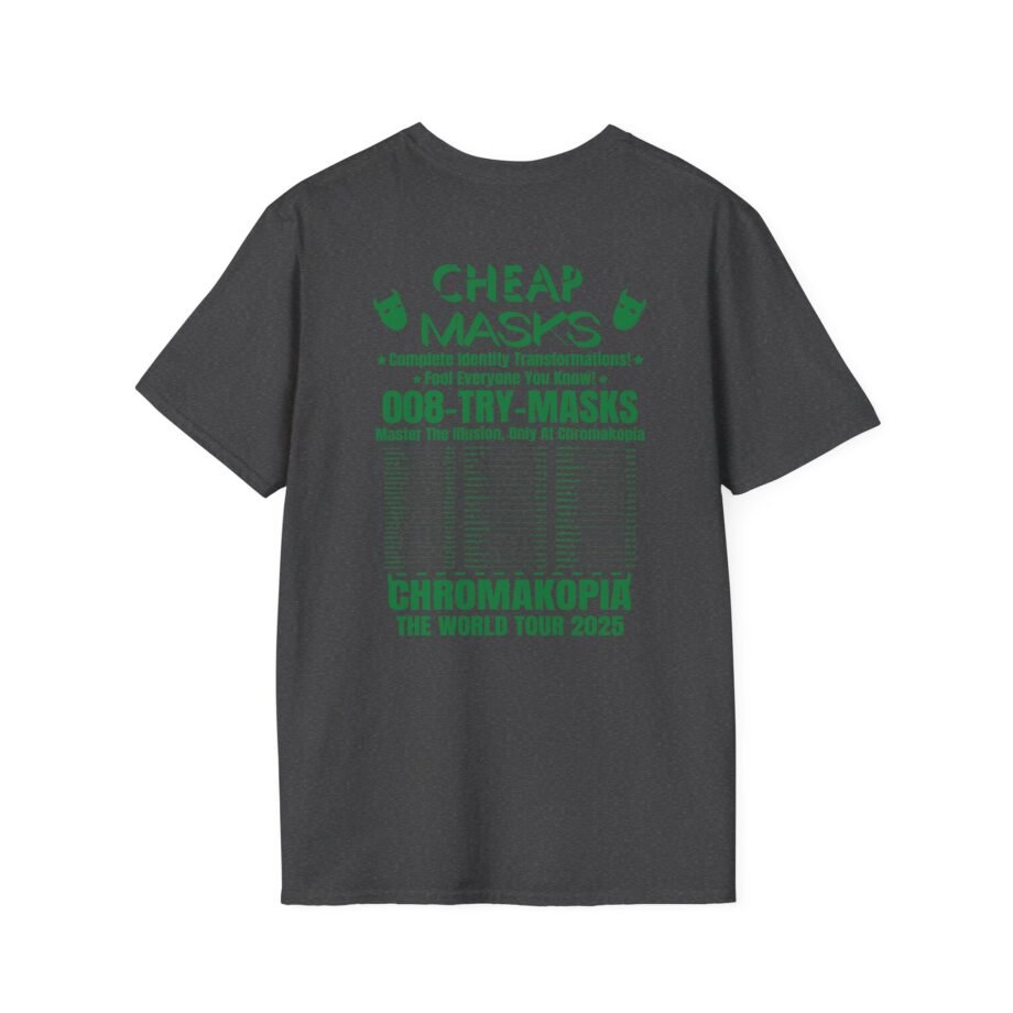 Chromakopia Cheap Masks Signature Tour Unisex Softstyle T-Shirt