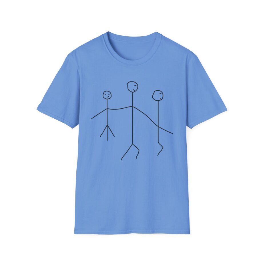 Leith Ross Stick Figures Unisex Softstyle T-Shirt