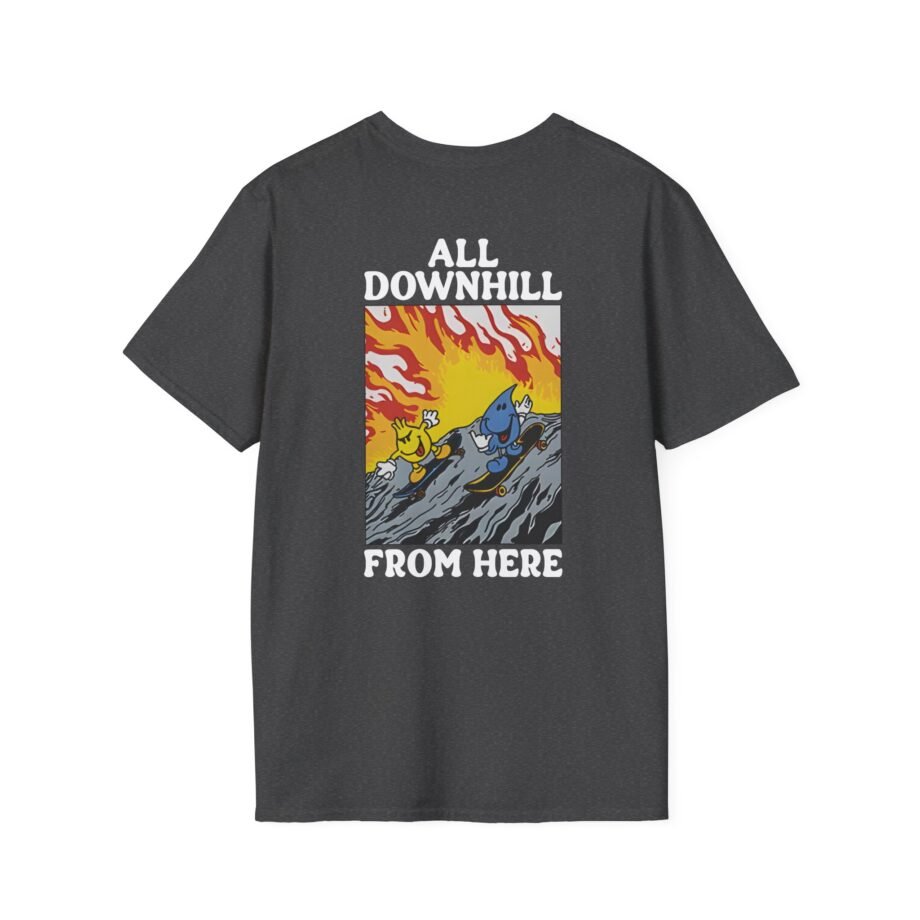 New Found Glory It’s All Downhill From Here Flame Unisex Softstyle T-Shirt