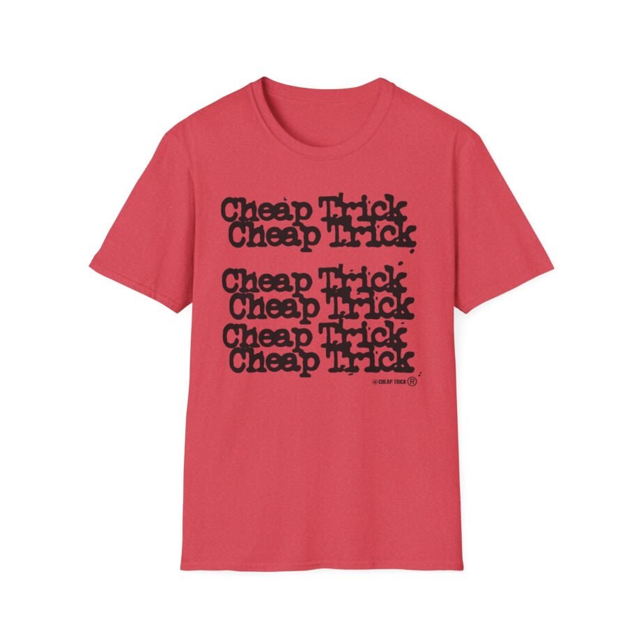 Cheap Trick Stacked Logo Unisex Softstyle T-shirt