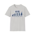 Acdc Evolution of Rock Unisex Softstyle T-Shirt
