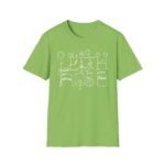 Leith Ross Stick Figures  Unisex Softstyle T-Shirt