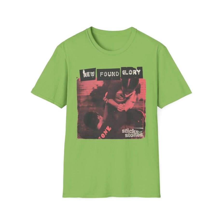New Found Glory Sticks and Stones Xerox Unisex Softstyle T-Shirt