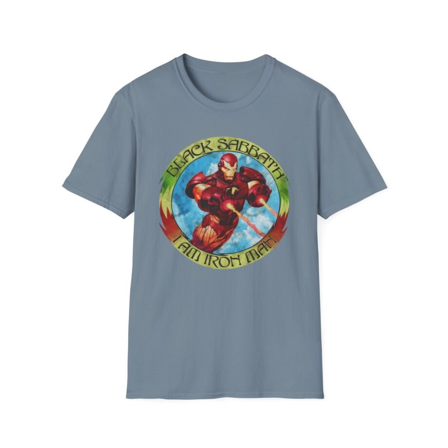 BS Iron Man Circle Unisex Softstyle T-Shirt
